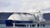 RUSSIA -- Grand Mereya carrier at LNG jetty, Sakhalin II project